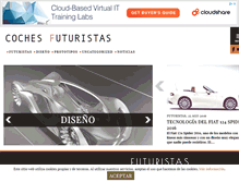 Tablet Screenshot of cochesfuturistas.com